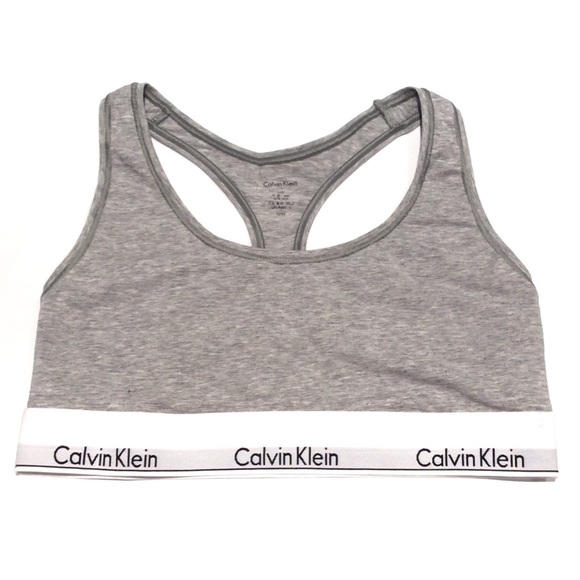 calvin klein gray bralette